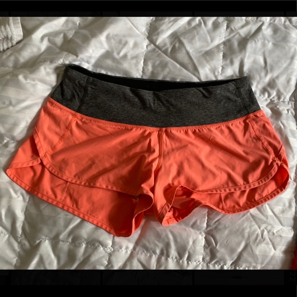 Lululemon Speed Up Short in Salmon Pink